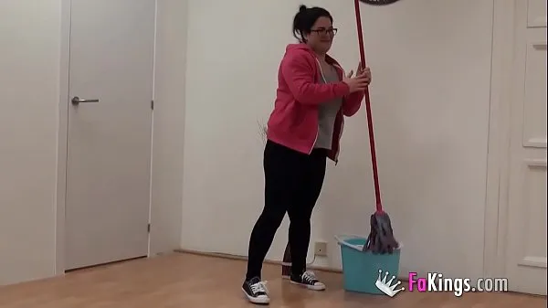 XXX Chubby cleaning lady fucks bald hunk top Videos