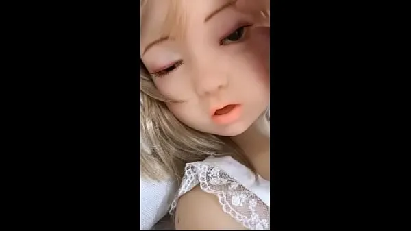 Najboljši videoposnetki XXX 106cm Yoyo Young sex doll teen girl silicone realistic from