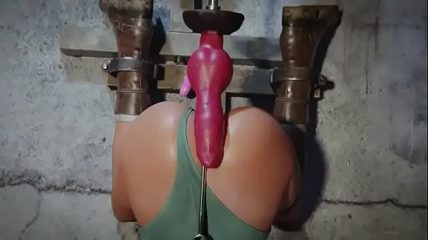 XXX Lara Croft Fucked By Sex Machine [wildeerstudio热门视频