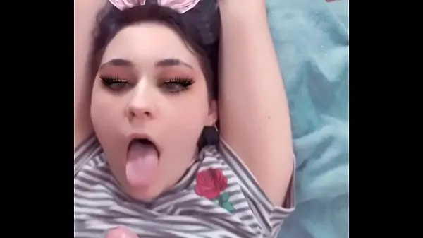 XXX Cute girl sends nude pics in snap and fucks with a fan POV top Videos