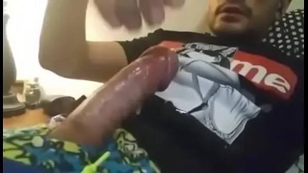 XXX Redevinci tasting his own sticky pre cum topvideo's