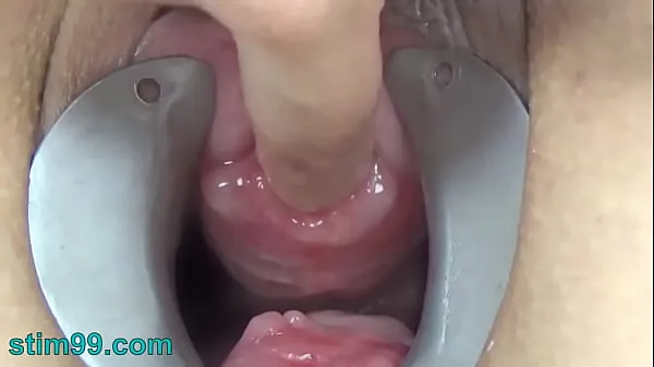 XXX Female Endoscope Camera in Pee Hole with Semen and Sounding with Dildo أفضل مقاطع الفيديو