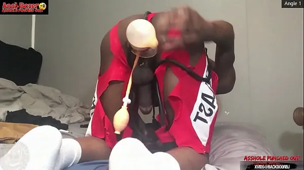 XXX Using Huge dildo to up his destroyed hole - The Ass bouquet of buttplug with the inflatable pumps, moaning with a prolapsed black eye - Ass Monkey - TheAmOfficial أفضل مقاطع الفيديو