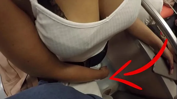 XXX Unknown Blonde Milf with Big Tits Started Touching My Dick in Subway ! That's called Clothed Sex วิดีโอยอดนิยม