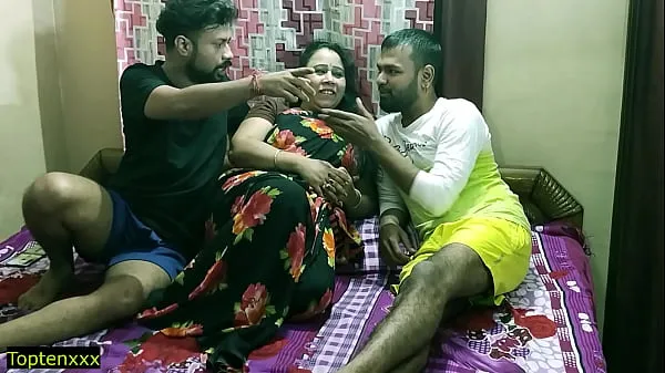 XXX Indian hot randi bhabhi fucking with two devor !! Amazing hot threesome sex top Videos