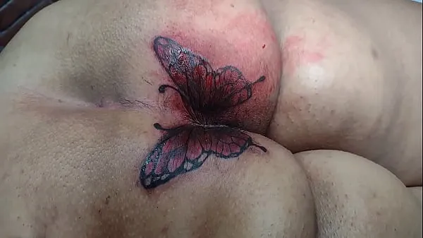 XXX MARY BUTTERFLY refazendo a tatuagem do cú, marido ALEXANDRE como sempre filmou tudo pra mostrar pra vocês verem e punhetarem en iyi Videolar