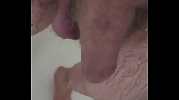 XXX Pulling back my huge soft cock's foreskin in the shower top Videos
