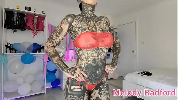 XXX Sheer Black and Red Skimpy Micro Bikini try on Melody Radford top Videos