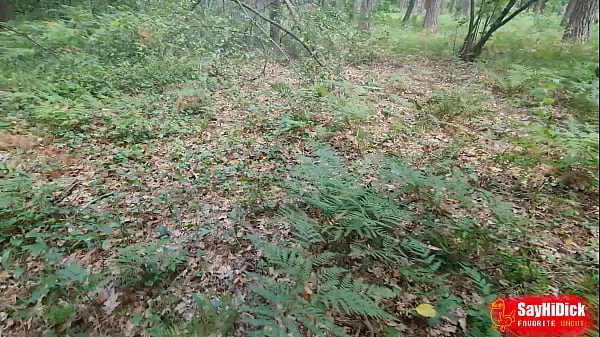 XXX My naked walk in the forest ended with a creamy cumshot top Videos
