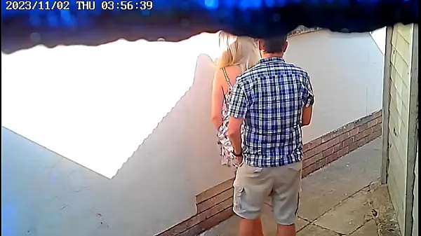 XXX Daring couple caught fucking in public on cctv camera κορυφαία βίντεο