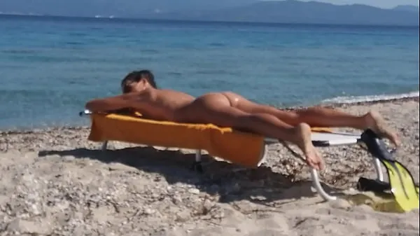 XXX Drone exibitionism on Nudist beach top Videos